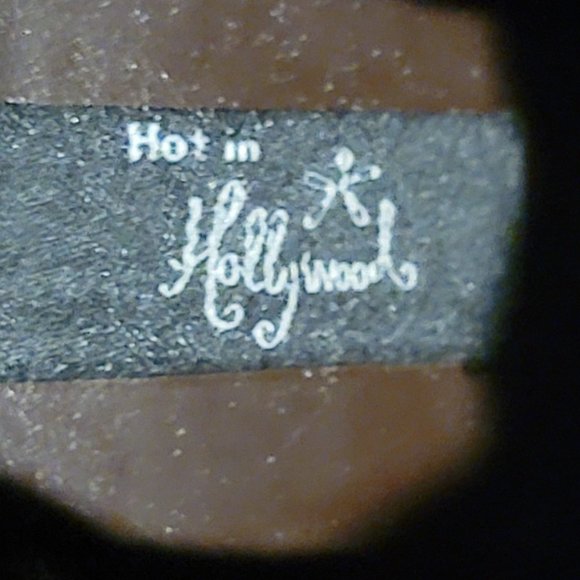 Hot in Hollywood Brown Heeled Boots, Size 8W - Picture 2 of 10